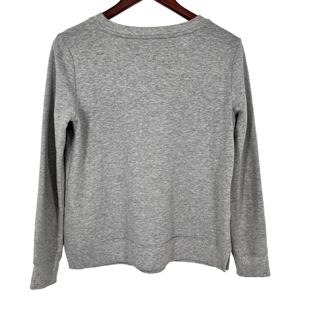 Talbots Sz XS Soft Inner Fleece French France Europe Sweatshirt Blouse Top - Picture 7 of 7